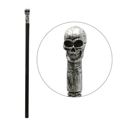 Funny Halloween Snake Skull Scepter Toy Carved Pharaoh