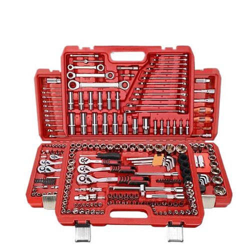 Socket Wrench Set For Motorcycle Car Repair 46 Piece Straigh