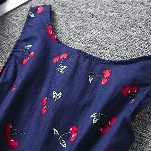 2021 Todder Baby Girl Summer Dress Cherry Printed Tutu Girls