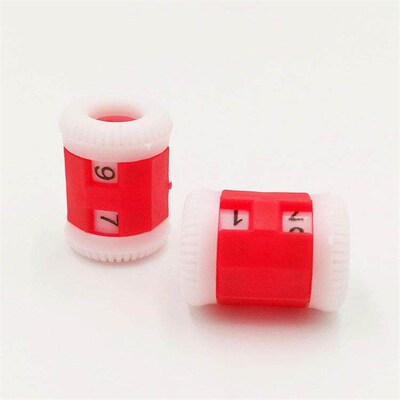 Single knitting tool, manual row counter, tally counter, han