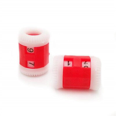 Single knitting tool, manual row counter, tally counter, han