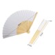 Bamboo Folding Personalized 50PCS Wedding Paper Fan Hand
