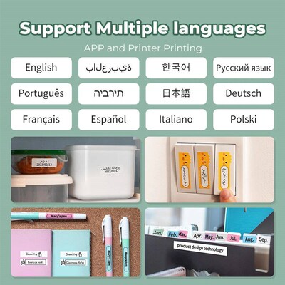 Q30 Label Maker Wireless Thermal Printer Portable Adhesive e