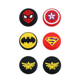 YuXi 6PCS Rubber Silicone Grip Caps Accessories for Nintend
