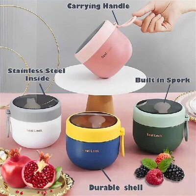 4 Pcs Oats Containers Overnight Oats Containers With Lids