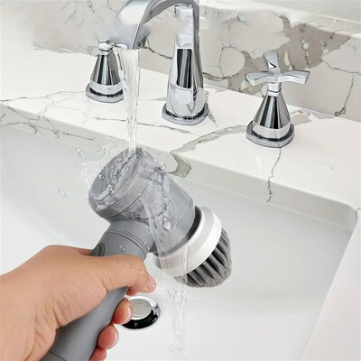 Electric Spin Scrubber Cordless Spin Scrubber with 6 Replace