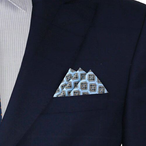 Tailor Smith Mens Hanky Pocket Squared Handkerchief Polyeste