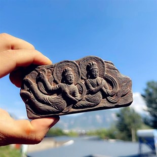 山西云冈文创礼品云冈石窟非遗砖雕瓦当文房摆件镇纸立体造型