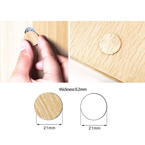 54 Pcs/Sheet 21MM Self Adhesive Sticker Screw Hole Sticker