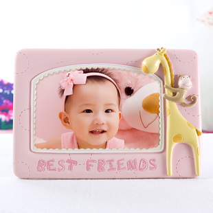 韩版寸宝宝相框摆台可爱创意 儿童影楼卡通相架挂墙可加洗照片