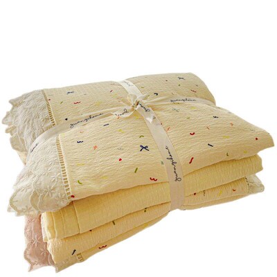 Youyixin Class A Wrinkled Yarn Double-layer Yarn tton Lace F