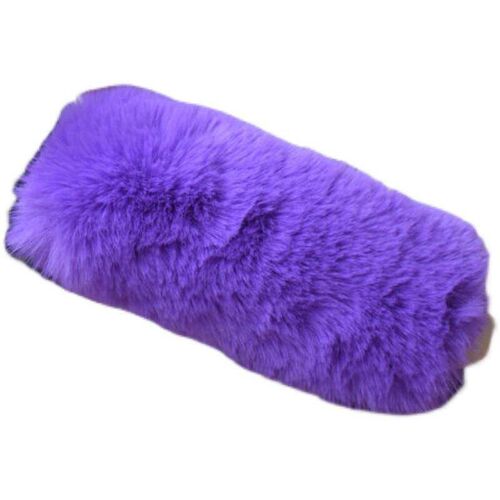Furry car gear shift cover, handbrake cover, and gear knob c