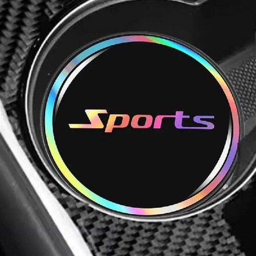 Cup Holder Coasters For Car 2pcs Colorful Car Drink Holder