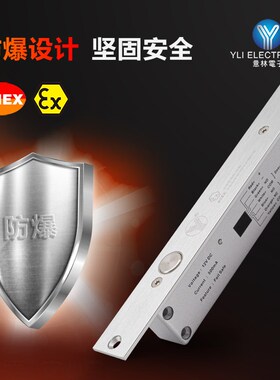 YLI/意林电子易燃易爆场所防爆门禁电插锁YB-200-EX防爆电插锁