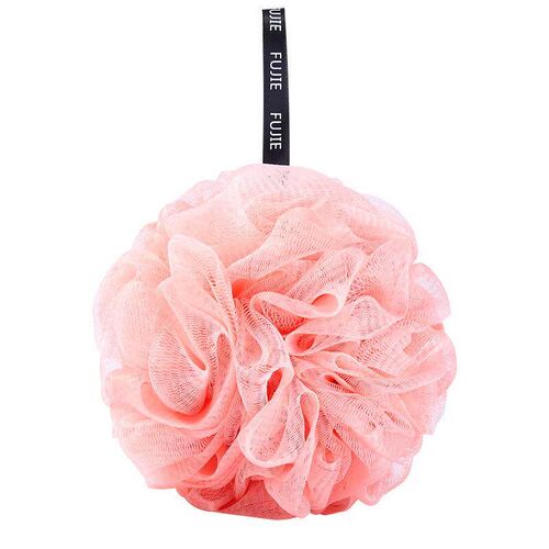 Large Solid Color Bath Puff, Durable and Soft PE Material, I
