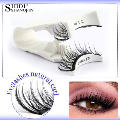 1 Pair Magnetic Eyelashes Set Reusable Easy to use Eyelash E