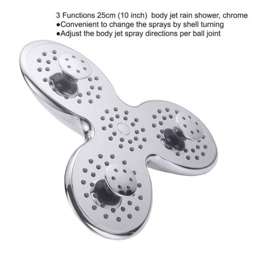 9.5Inch Shower ABS 3 Function Home Hotel Bathroom High Press