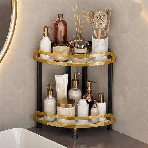 Kitchen And Bathroom Storage Rack Countertop Corner Triangle
