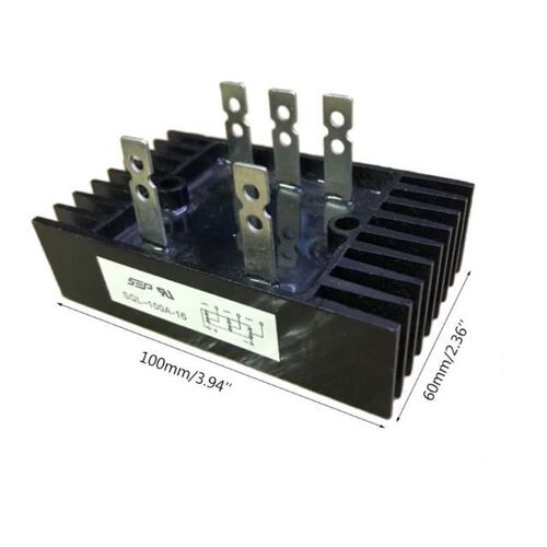 3-Phase Diode Bridge Rectifier 100A 1600V Voltage Full Wave