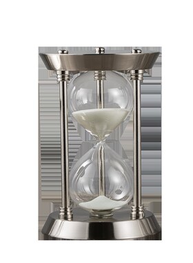 新款五金金属沙漏计时器创意结婚礼品客厅书房摆件儿童弹琴计时