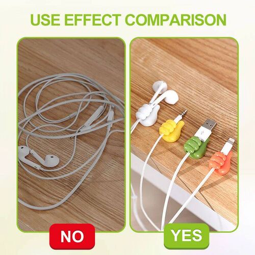 Cable Organizer Clip Holder Thumb Hooks Wire Wall Hooks Hang