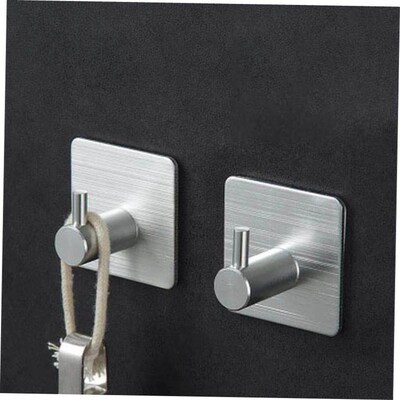 Self Adhesive Home Kitchen Wall Door Hook Key Holder Towel C