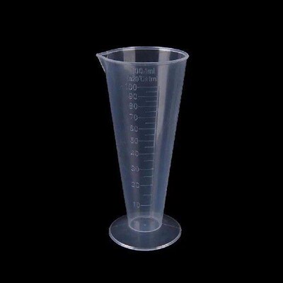 Plastic Measuring Cup 50 ml / 100mL Jug Pour Spout Surface