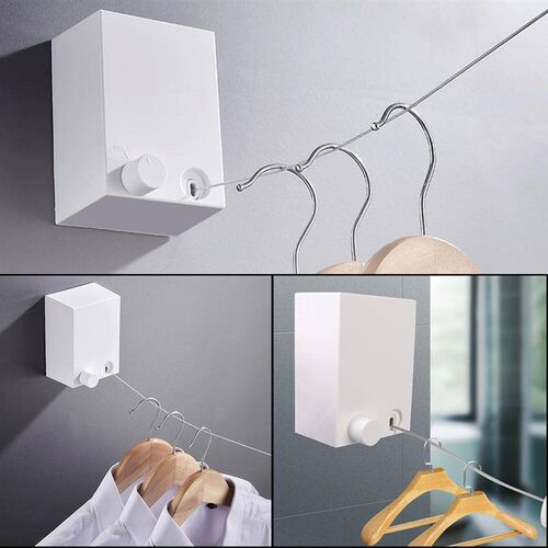 Retractable Clothesline 4M Washing Clothes Hanger Laundry Dr