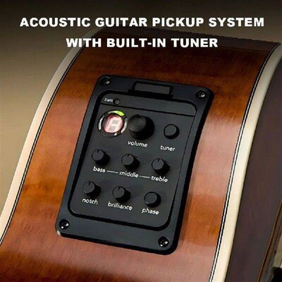 201 Guitar Pickups Onboard Preamp System 4 Band Acoustic