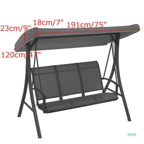 Waterproof Canopi UV Resist Wind Proof Swing Canopy Garden跨