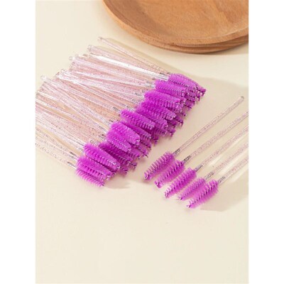 50 /100pcs  Eyelash Brushes Makeup Disposable Mascara Wands