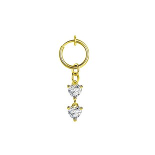 Heart Fake Belly Button Ring Fake Belly Piercing Butterfly C