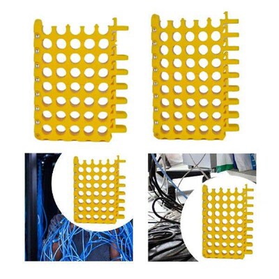 Yellow Cable Organizing and Bundler Tool Practical Cable