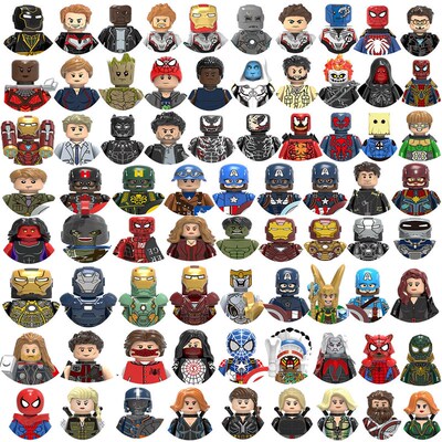 New Marvel Avengers Mini 3D Superhero Character Model Buildi