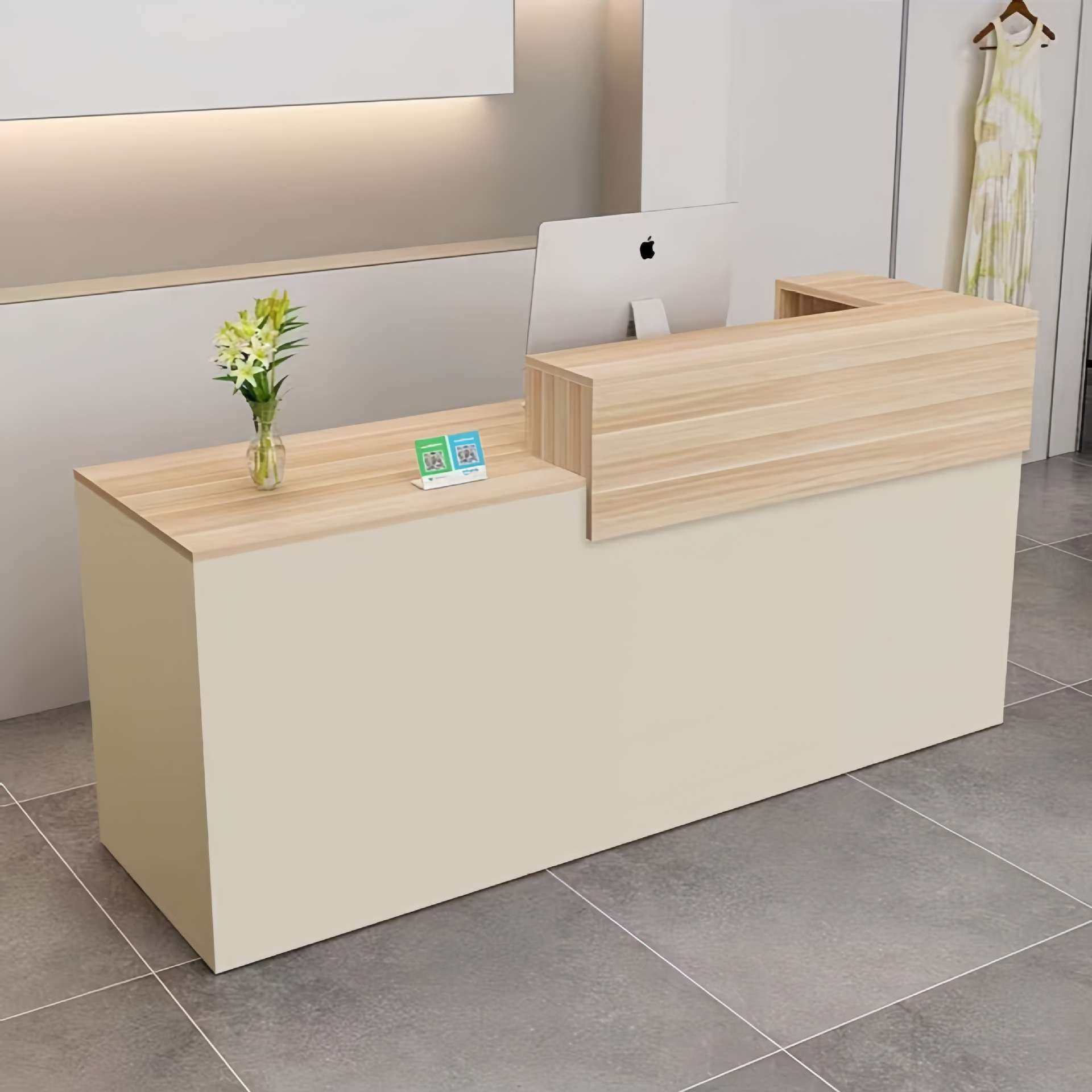 简约现代服装店小型收银台 便利店超市吧台桌 商用中岛前台接待台,3C数码配件,其它配件,淘宝优惠券,粉丝福利购,淘宝优惠卷