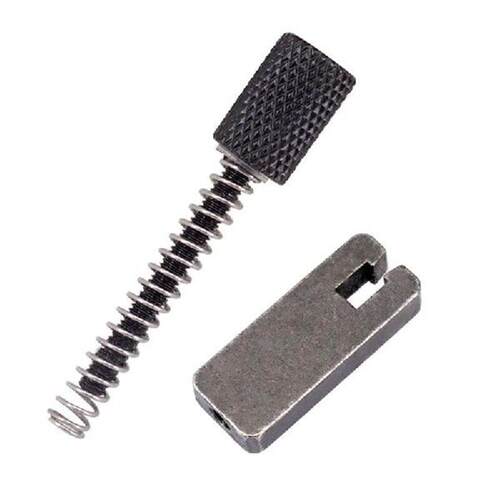 6 Pcs Black Headless Guitar Bridge String Saddles for