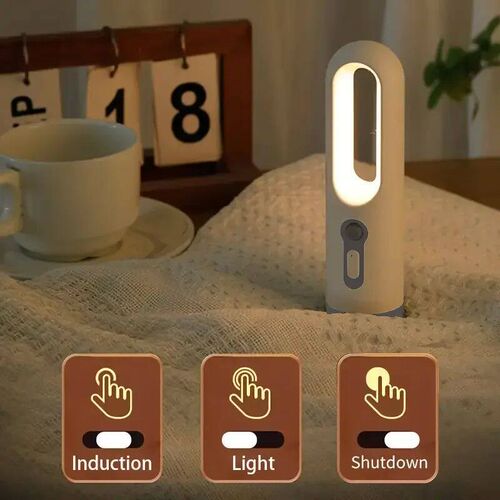 Portable 2 in 1 Flashlight Motion Sensor Night Light Bedroom