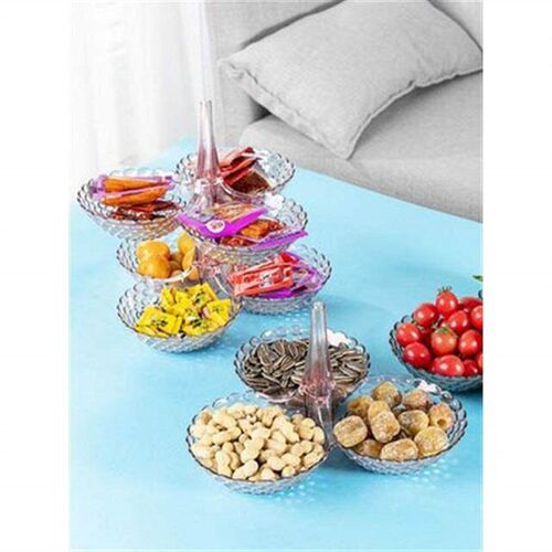 Multi - layer fruit tray creative snacks inventory rack