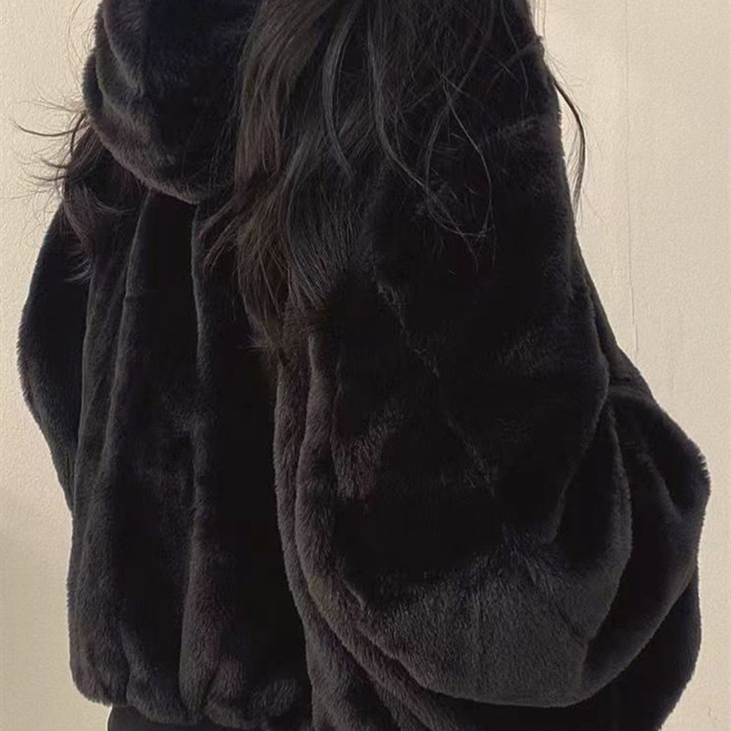 Winter Thicken Warm Parkas Women Oversized Kawaii Double - 实物图