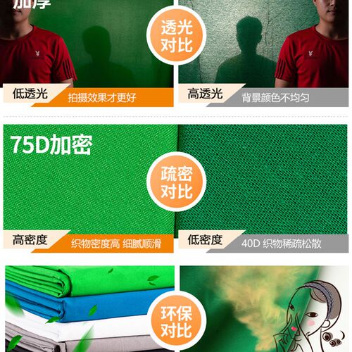 3mX2m green screen backdrop video photo photography stand