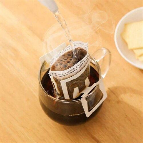 100Pcs Disposable Coffee Filter Bags Drip Portable Hanging