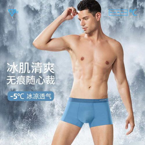 Single Canned ??? CK Mens Ice Silk Seamless Random-cut