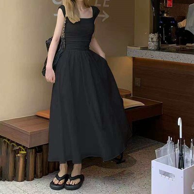 Summer New Vests Skirt Minimax Fashionable Elegant Square Co