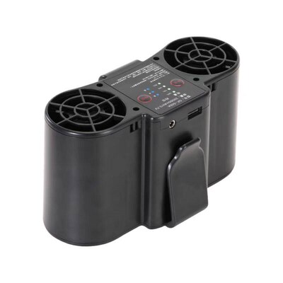 Waist-mounted Fan Hanging Neck Usb Dual Air Outlet Large Air