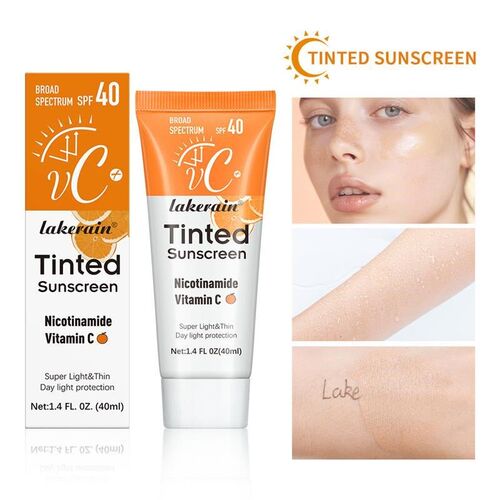 Vitamin C Tinted Sunscreen With SPF 40 Hydrating Mineral