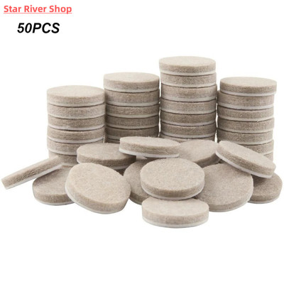 50pcs Round Thicker Felt Furniture Pads 20mm 30mm Thicker Pr