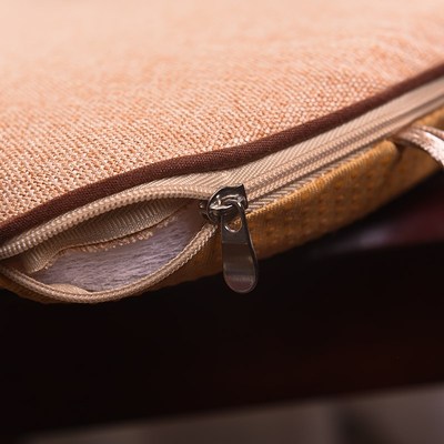 中式马蹄形餐椅垫棉麻餐椅坐垫家用餐桌椅子垫防滑可拆洗四季通用