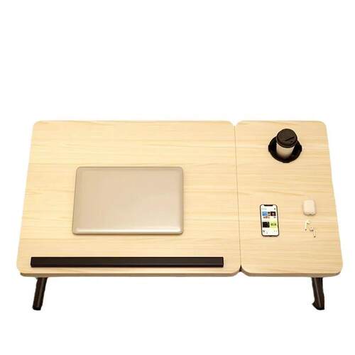 Bedside desk for dorm students, multifunctional foldable lap