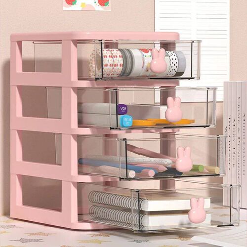 Multi-functional Desktop Organizer Drawer Box with Pen Holde