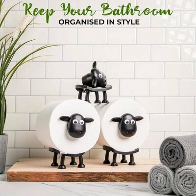 Sheep Toilet Roll Holder - Funny Toilet Paper Holder Free St